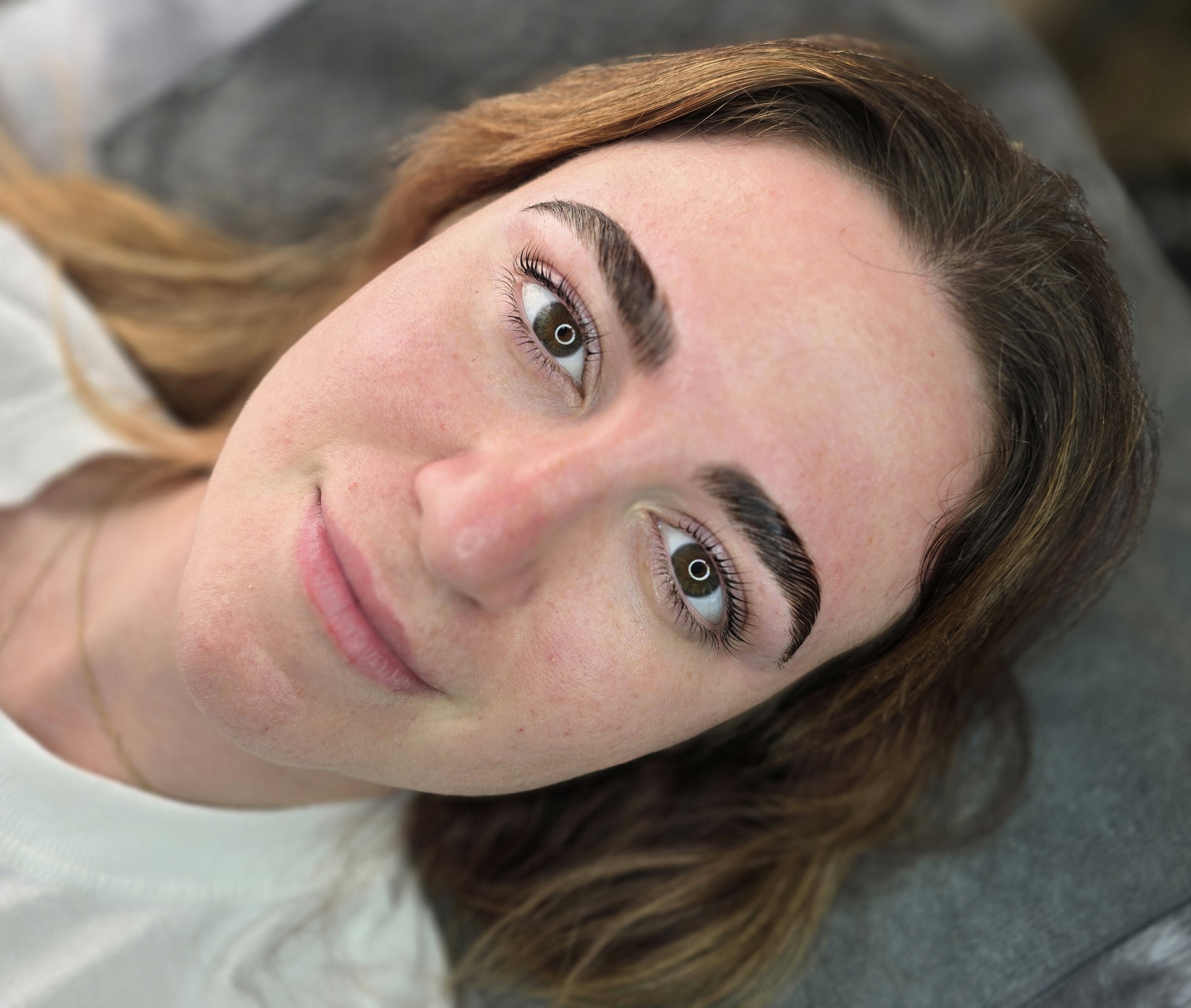 Brow waxing and tinting result by Bhellz Beauty Bar