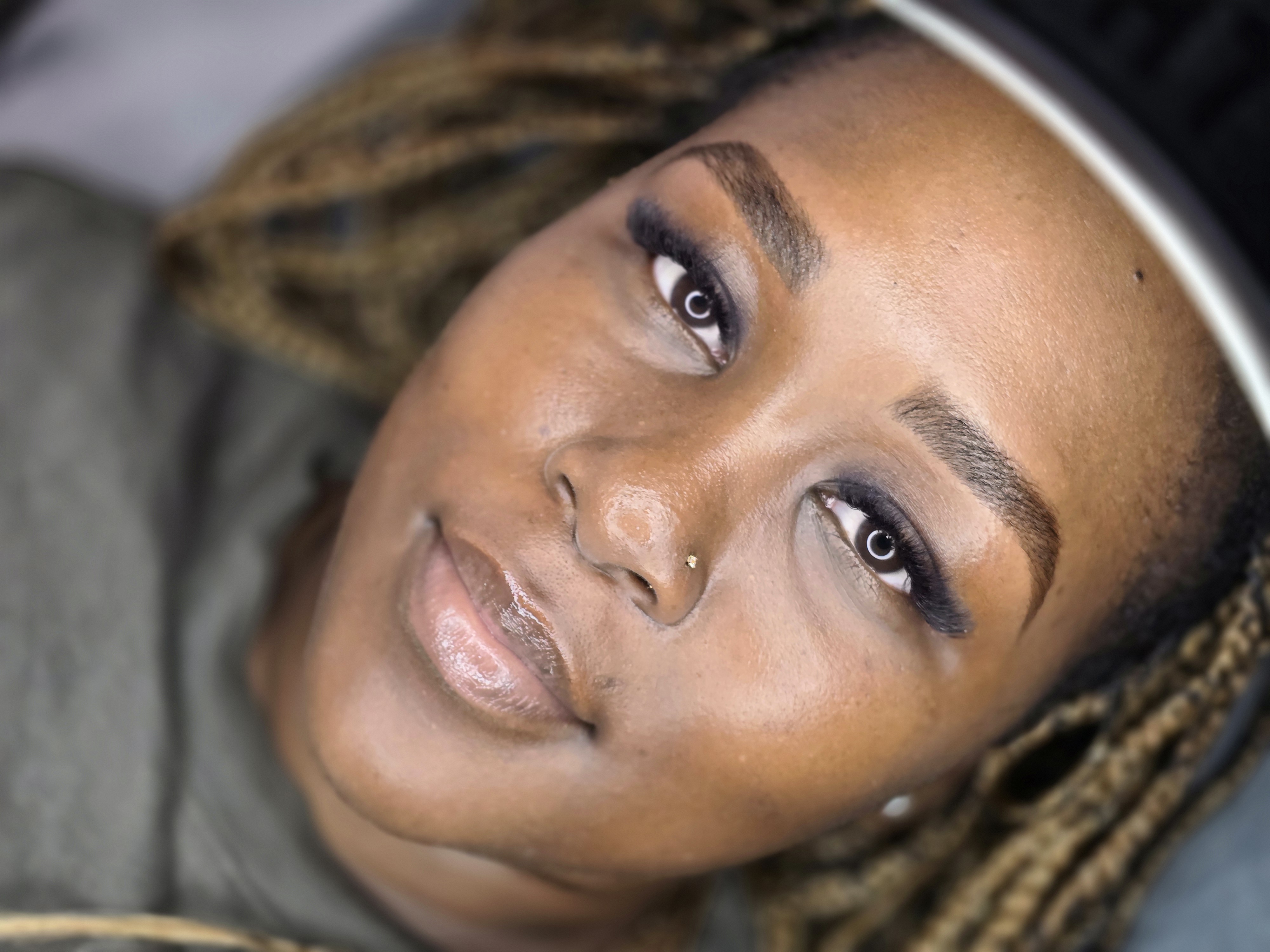 Brow lamination treatment result