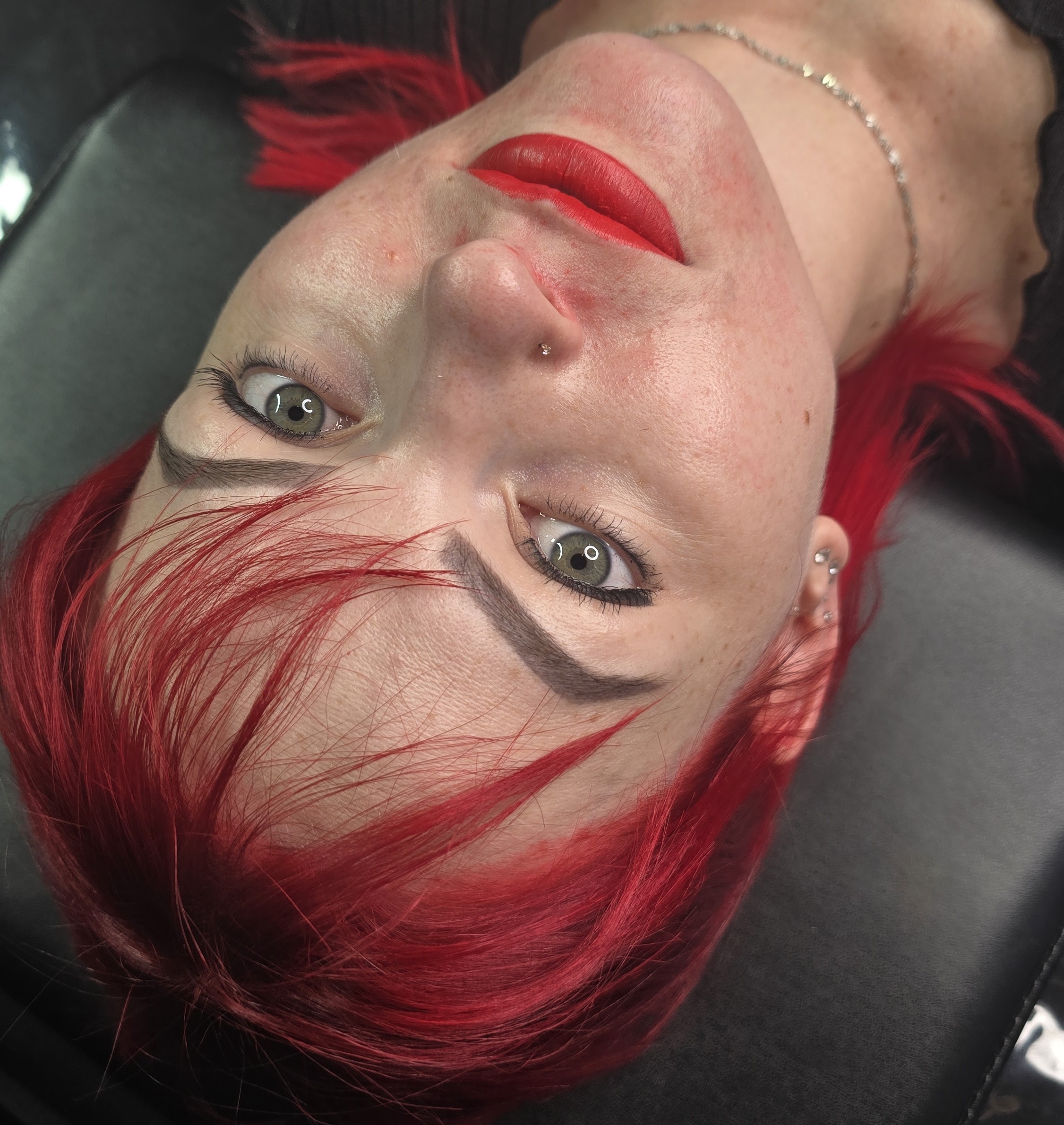 Microbladed brows result at Bhellz Beauty Bar