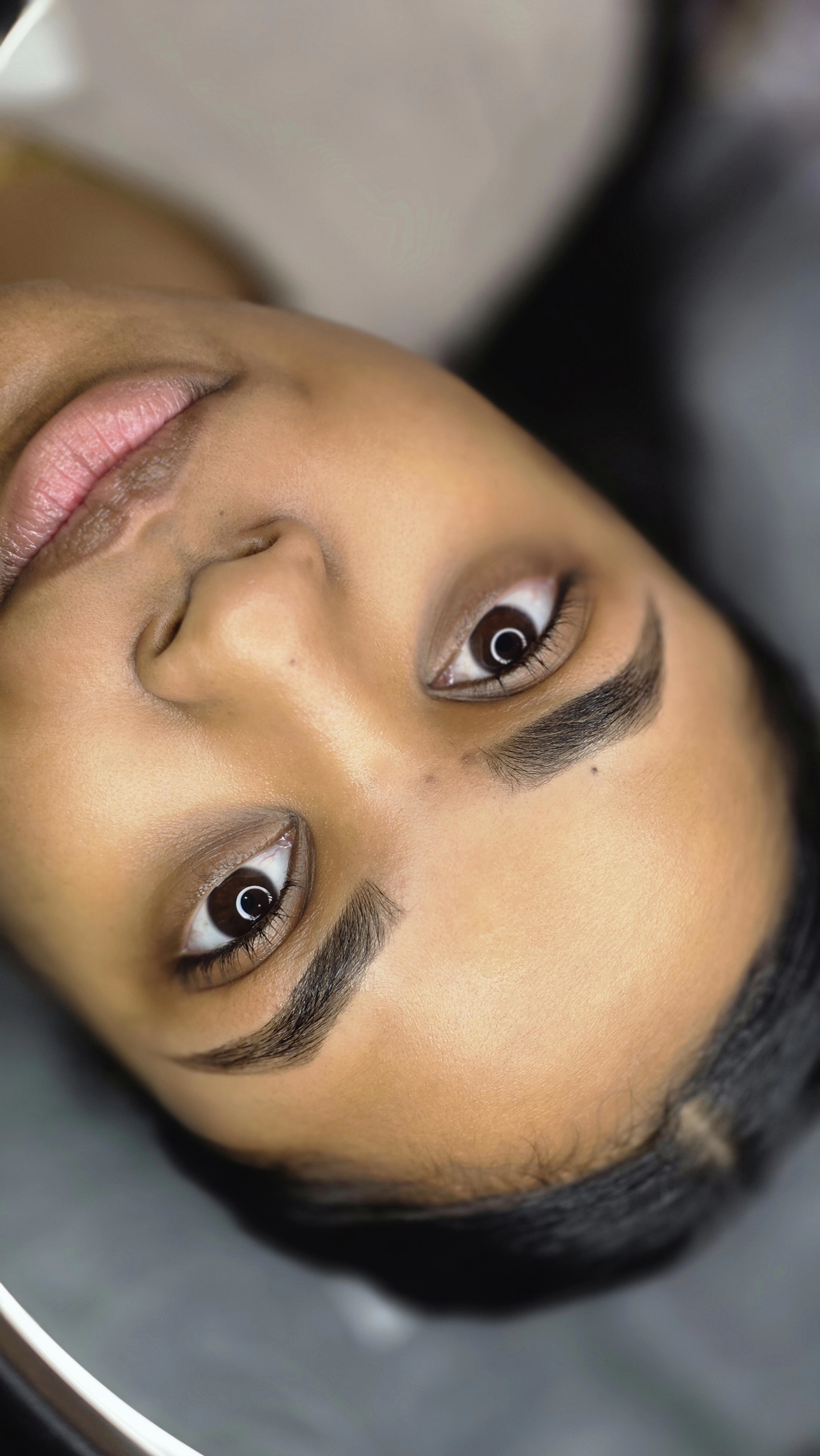 Natural brow enhancement result